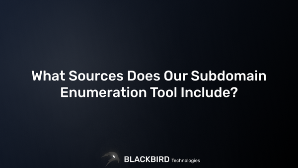 What Sources Does Our Subdomain Enumeration Tool Include?